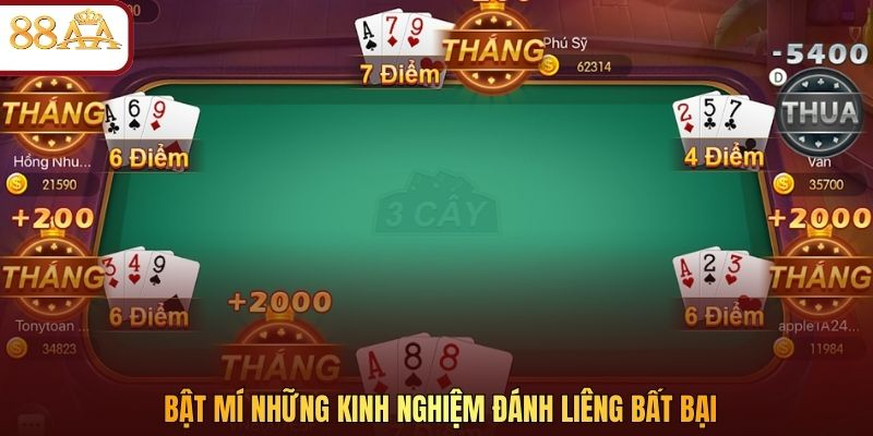 Bật mí những kinh nghiệm đánh Liêng bất bại