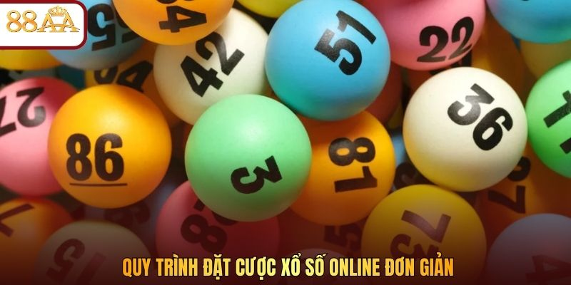 Quy trình đặt cược xổ số online đơn giản