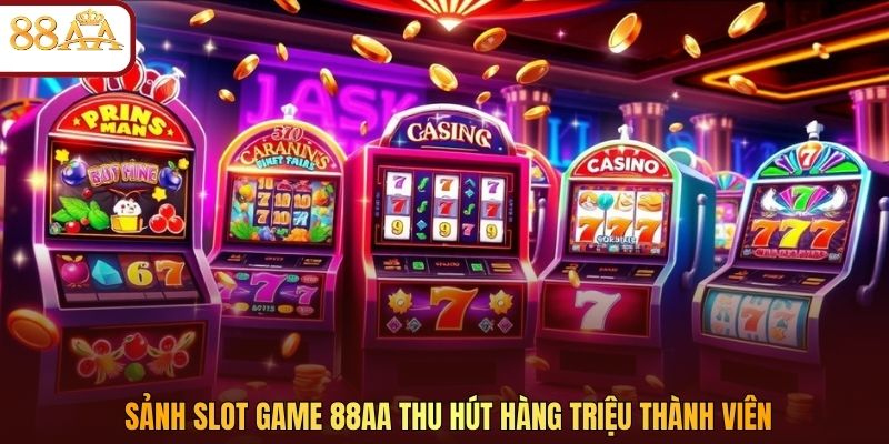 Sảnh slot game 88AA thu hút hàng triệu thành viên